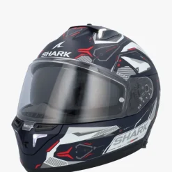 Shark Integraalhelmen|Helmen Met Zonnevizier-kwa I3 inik at Bue/White/Red BWR