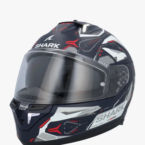 Shark Integraalhelmen|Helmen Met Zonnevizier-kwa I3 inik at Bue/White/Red BWR