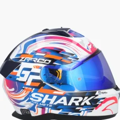 Shark Integraalhelmen|Helmen Met Zonnevizier-kwa I3 Repica Zarco Gp De Fce WVB
