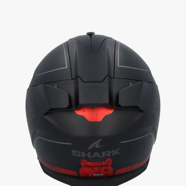 Shark Integraalhelmen|Helmen Met Zonnevizier-kwa I3 Rhad at Back/Chro/Red KUR