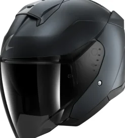 Shark Jethelmen|Bluetooth Helmen-kwa JET Dark hadow at B16