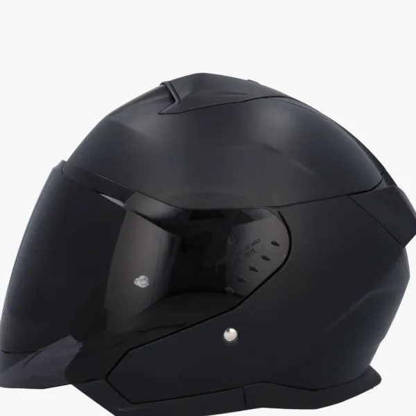 Shark Jethelmen|Bluetooth Helmen-kwa Jet Dark hadow at KA