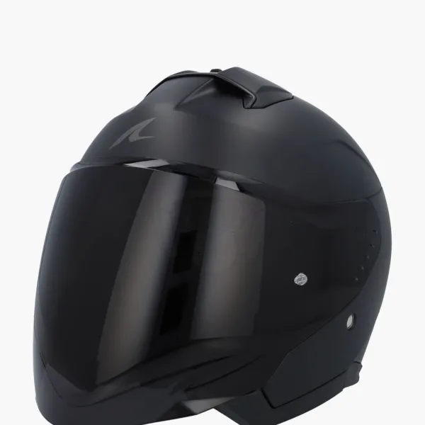 Shark Jethelmen|Bluetooth Helmen-kwa Jet Dark hadow at KA