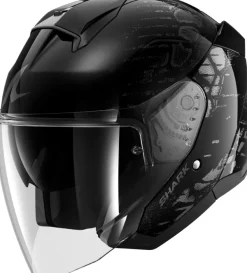 Shark Jethelmen|Bluetooth Helmen-kwa JET Reptaia KAA