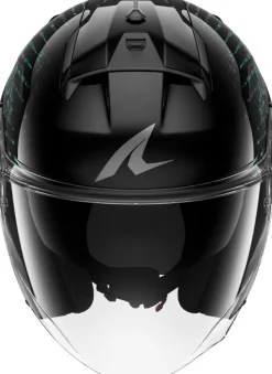 Shark Jethelmen|Bluetooth Helmen-kwa JET Reptaia KVX