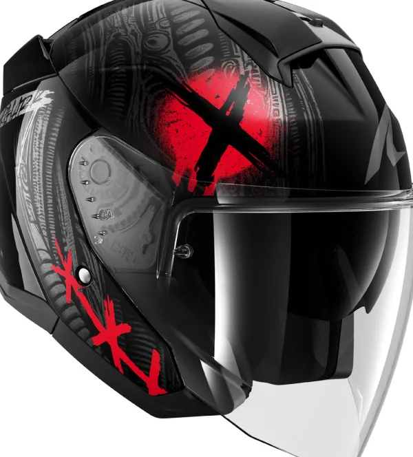 Shark Jethelmen|Bluetooth Helmen-kwa JET hiever KAR