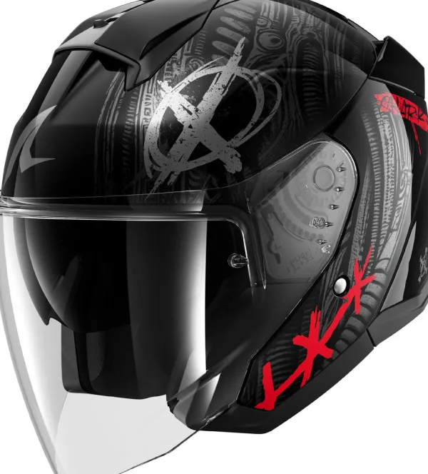 Shark Jethelmen|Bluetooth Helmen-kwa JET hiever KAR