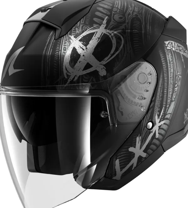 Shark Jethelmen|Bluetooth Helmen-kwa JET hiever at KA