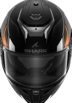 Shark Integraalhelmen|Helmen Met Zonnevizier-partan R Byhron at Back/Orange/Chroe KOU