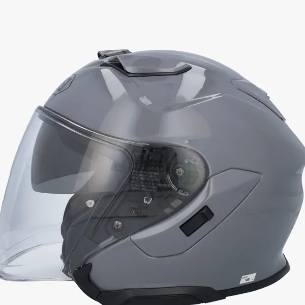 Shoei Helmen Met Zonnevizier|Bluetooth Helmen-J-Cruie 3 Baat Grey