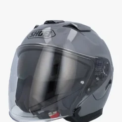 Shoei Helmen Met Zonnevizier|Bluetooth Helmen-J-Cruie 3 Baat Grey