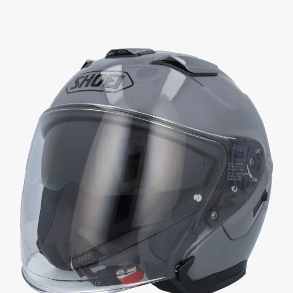 Shoei Helmen Met Zonnevizier|Bluetooth Helmen-J-Cruie 3 Baat Grey