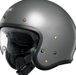 Shoei Retro Helmen|Helmen Met Zonnevizier-J.O2 Baat Grey