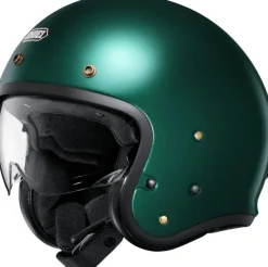 Shoei Retro Helmen|Helmen Met Zonnevizier-J.O2 Britih Green
