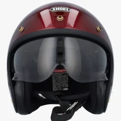 Shoei Retro Helmen|Helmen Met Zonnevizier-J.O2 Garnet etaic
