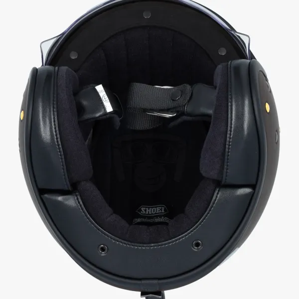 Shoei Retro Helmen|Helmen Met Zonnevizier-J.O2 att Brown