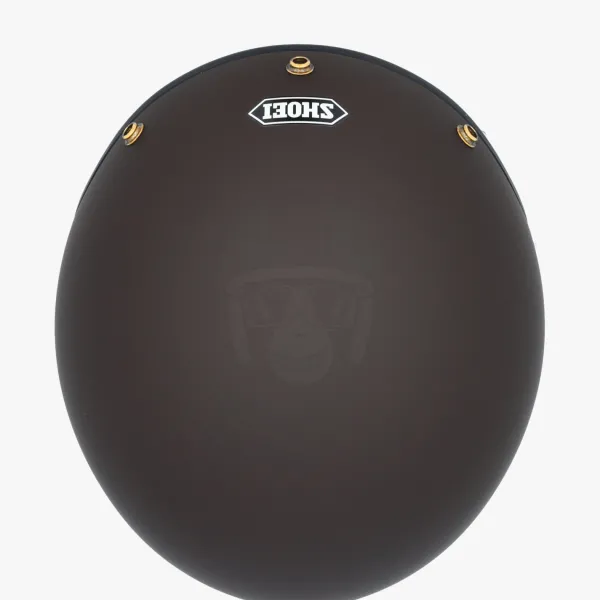 Shoei Retro Helmen|Helmen Met Zonnevizier-J.O2 att Brown
