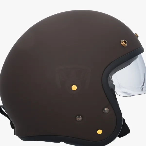 Shoei Retro Helmen|Helmen Met Zonnevizier-J.O2 att Brown