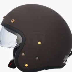 Shoei Retro Helmen|Helmen Met Zonnevizier-J.O2 att Brown