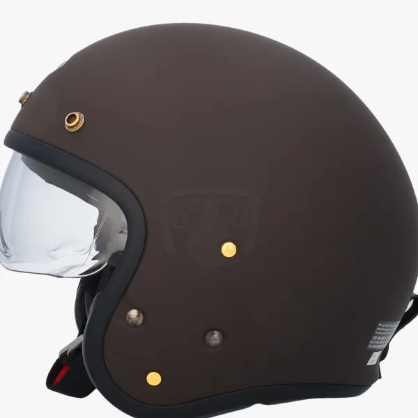 Shoei Retro Helmen|Helmen Met Zonnevizier-J.O2 att Brown