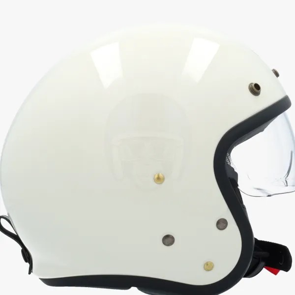 Shoei Retro Helmen|Helmen Met Zonnevizier-J.O2 Off White