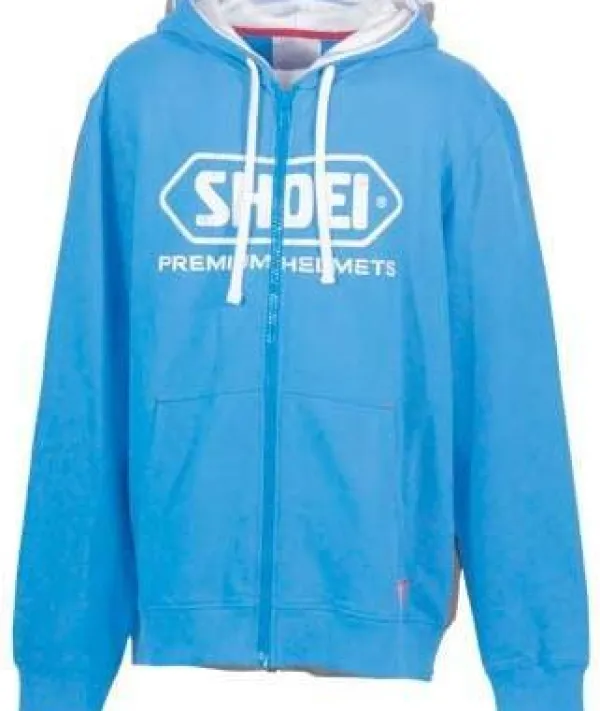 Shoei Motorhoodies|Motor Merchandise-Zip Hoody Bue