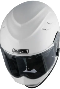 Simpson Integraalhelmen|Helmen Met Zonnevizier-Veno White 06