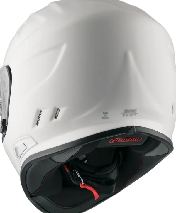 Simpson Integraalhelmen|Helmen Met Zonnevizier-Veno White 06
