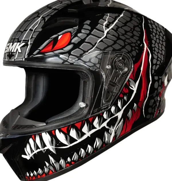 SMK Integraalhelmen-tear Taotei Back/Red