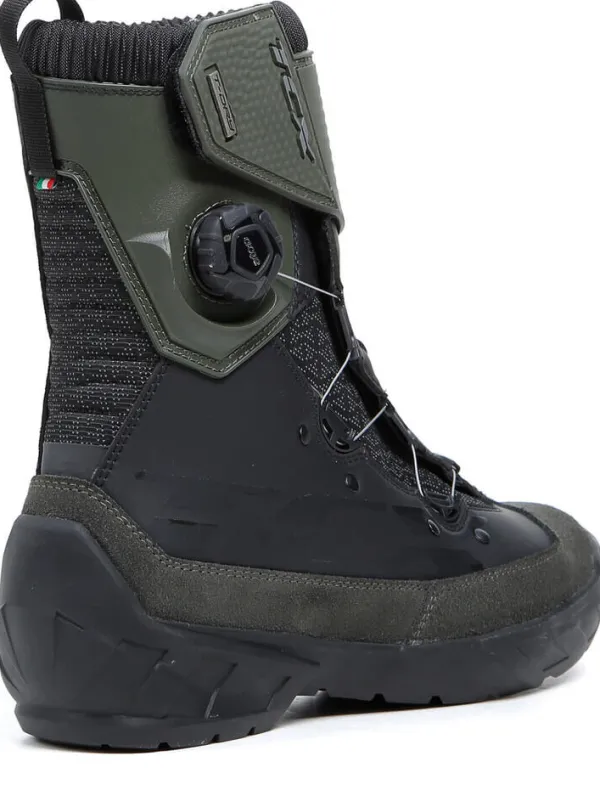 Heren TCX Heren Motorlaarzen|Adventure Motorlaarzen-Infinity 3 Mid WP Boots Black/Green D07