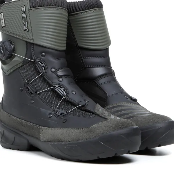 Heren TCX Heren Motorlaarzen|Adventure Motorlaarzen-Infinity 3 Mid WP Boots Black/Green D07