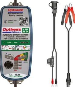 Optimate Motor Onderhoud|Motor Accessoires-Tecmate Lithium 6A Acculader