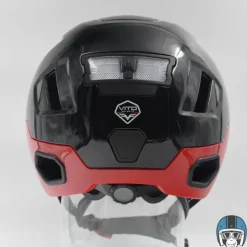 VITO Fietshelmen-E-City Gloss Black/Red
