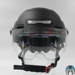 VITO Fietshelmen-E-Light + Vizier Matt Black