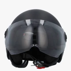 DAMES VITO Vespa Helmen|Jethelmen-Jet oreto cooterhe atzwart