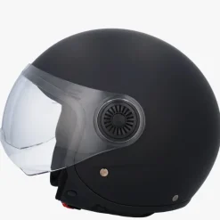 DAMES VITO Vespa Helmen|Jethelmen-Jet oreto cooterhe atzwart