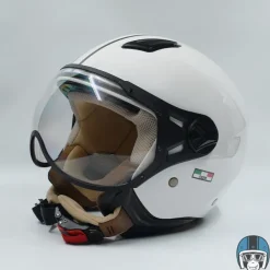 DAMES VITO Vespa Helmen|Jethelmen-Jet oda Gan Wit