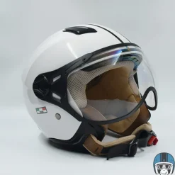 DAMES VITO Vespa Helmen|Jethelmen-Jet oda Gan Wit