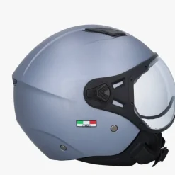DAMES VITO Vespa Helmen|Jethelmen-Jet oda at Grij
