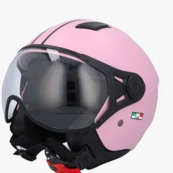 DAMES VITO Vespa Helmen|Jethelmen-Jet oda at Roze