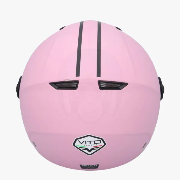 DAMES VITO Vespa Helmen|Jethelmen-Jet oda at Roze