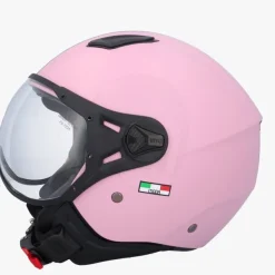 DAMES VITO Vespa Helmen|Jethelmen-Jet oda at Roze