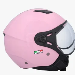 DAMES VITO Vespa Helmen|Jethelmen-Jet oda at Roze