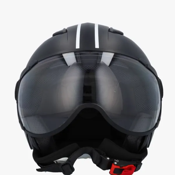 DAMES VITO Vespa Helmen|Jethelmen-Jet oda atzwart Back Edition