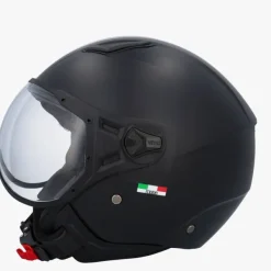 DAMES VITO Vespa Helmen|Jethelmen-Jet oda atzwart Back Edition