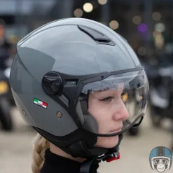 DAMES VITO Vespa Helmen|Jethelmen-Jet oda Nardo Grey