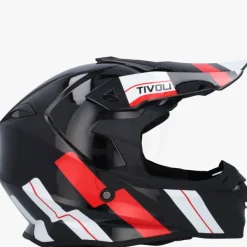 VITO Crosshelmen-Tivoi at Zwart/Rood/Wit